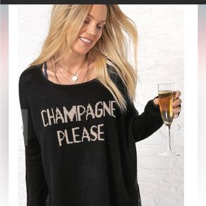 Wooden Ships Champagne Please sweater